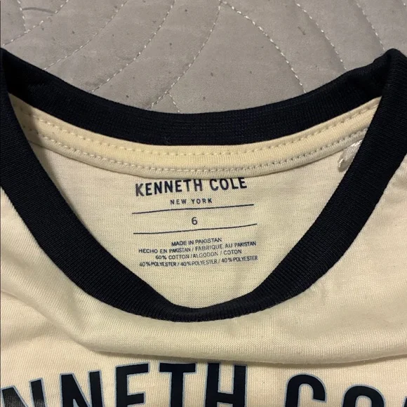 Kenneth Cole Kids Dark Blue Hoodie, Light Blue Sleeve Shirt and shorts. - Picture 6 of 9